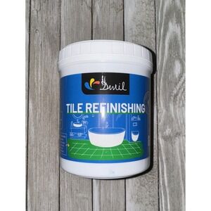 Duril Tile Refinishing 1kg 33 Fl Oz Light Grey exp 7/2025 Brush roll or‎ spray
